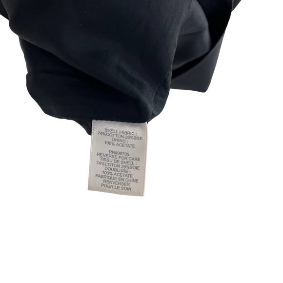 Rebecca Taylor Black One Shoulder Ruffle Dress 8 - Picture 4 of 5